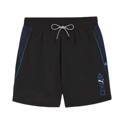 PUMA x PlayStation Men's Shorts 6 Inch "Puma Black"