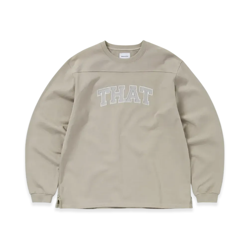 thisisneverthat THAT Panelled Crewneck "Deep Beige"