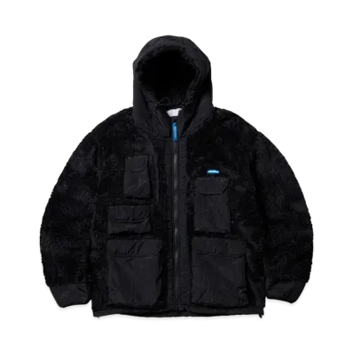 Liberaiders PILE FLEECE UTILITY JACKET "BLACK"