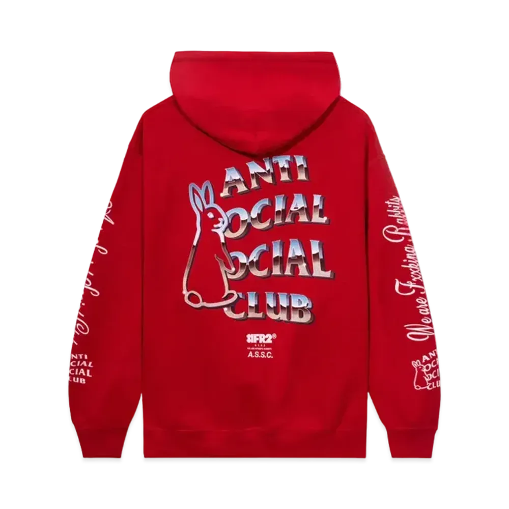 ANTI SOCIAL SOCIAL CLUB x FR2 ASSC Magnetism Red Hoodie "Red"