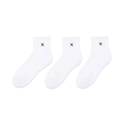 GOD SELECTION XXX Socks (3Piece 1Pack) GX-S24-SO-01 "White"