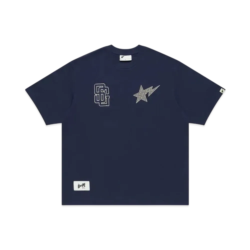 A BATHING APE x Stadium Goods Tee "Navy"