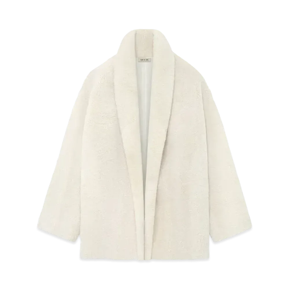 FEAR OF GOD Sherpa Shawl Collar Jacket "Cream"