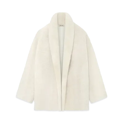 FEAR OF GOD Sherpa Shawl Collar Jacket "Cream"