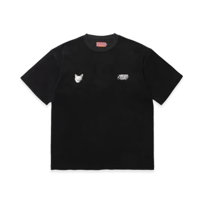 APHRODITEGANG Ryu Embroidery Pile S/S Tee "Black"