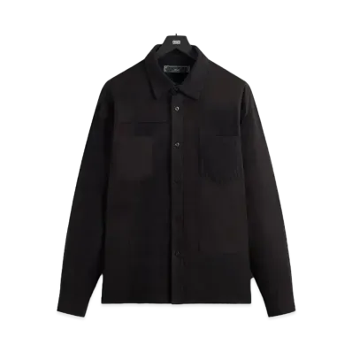 Kith Patchwork Jaydin Buttondown Shirt "Black"