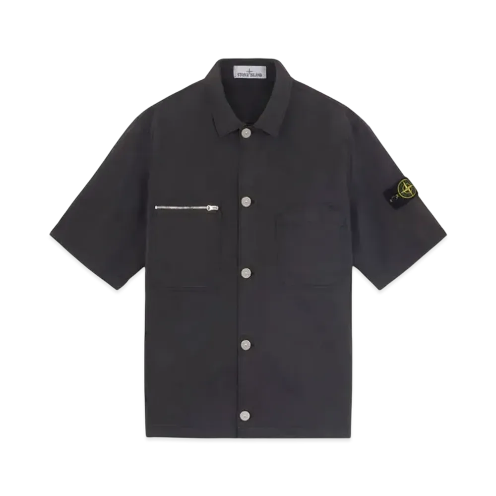 Stone Island 12410 Supima Cotton Twill Stretch-TC "Black"