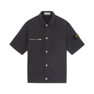 Stone Island 12410 Supima Cotton Twill Stretch-TC "Black"