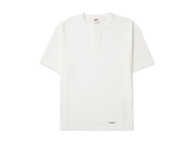WACKO MARIA x Healthknit Henley Neck T-Shirt "White"