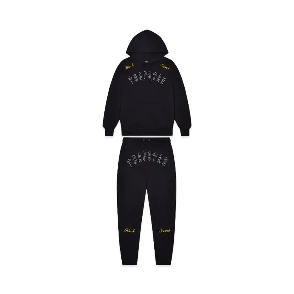 TRAPSTAR Pre Order: It's A Secret Hooded Tracksuit "Black"