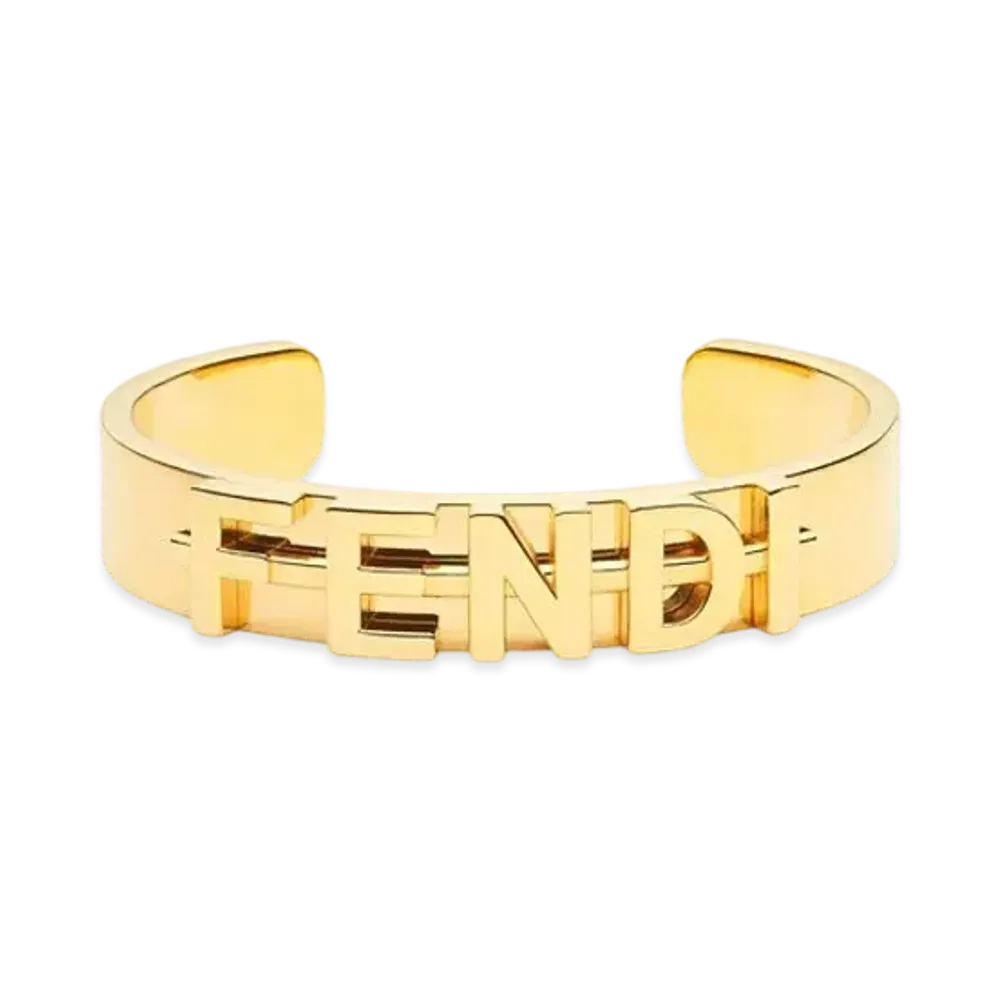 FENDI Fendigraphy Bangle Metal "Gold"