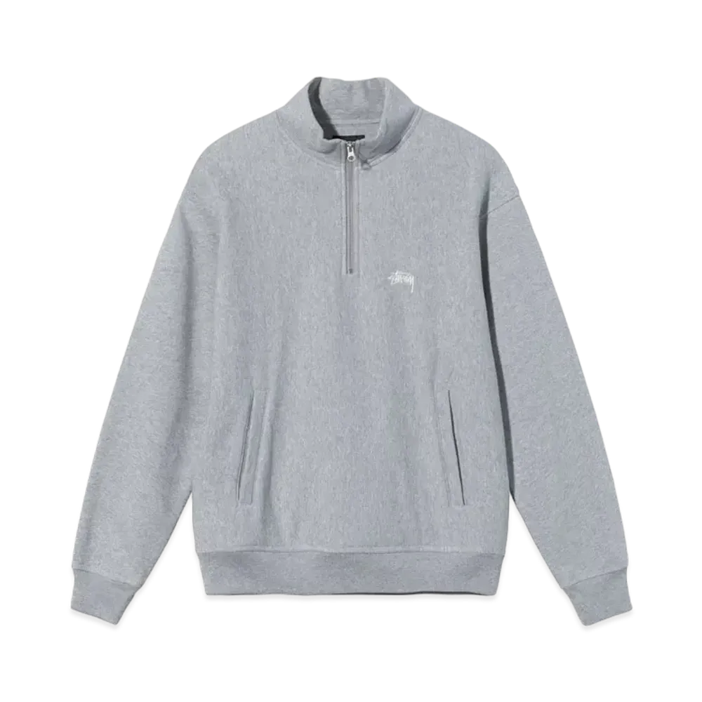 Stussy OVERDYED MOCK "Grey Heather"