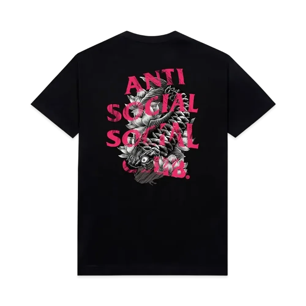 ANTI SOCIAL SOCIAL CLUB FA22 Whiskers Black Tee Japan Limited "Black"