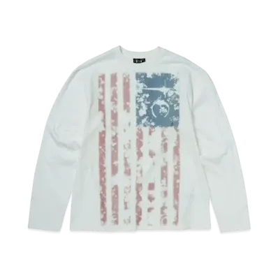 THUG CLUB Old Glory Long-Sleeve "White"