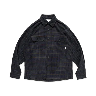 WTAPS Deck / LS / Cotton Twill Textile "Navy"