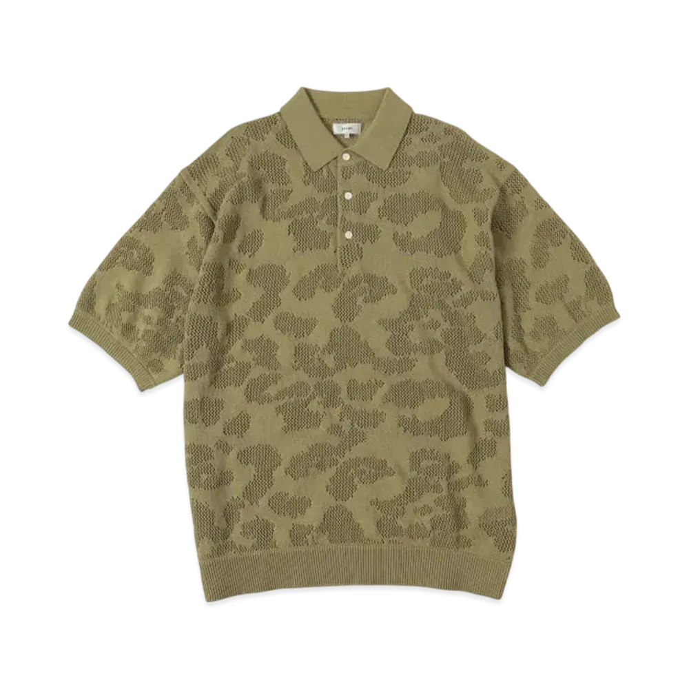 BEAMS 12 Gauge Mesh Polo Shirt "Mos"
