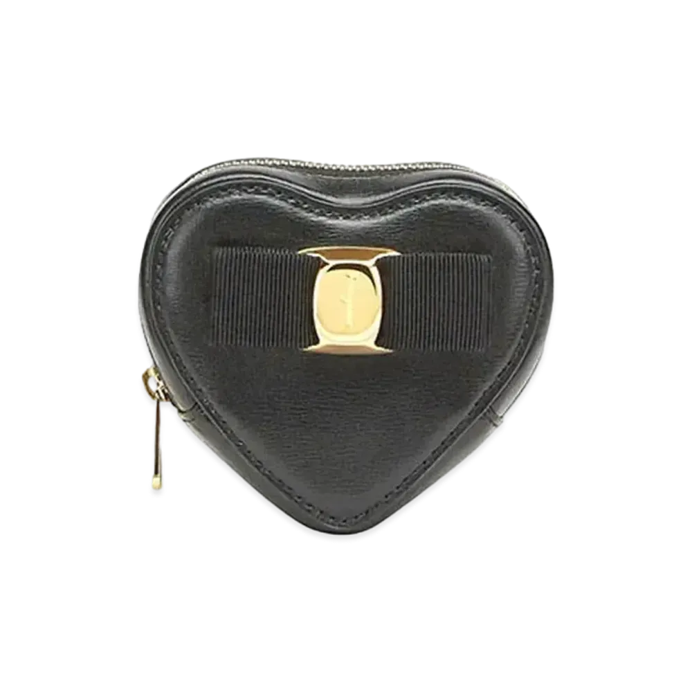 Salvatore Ferragamo Vara Bow Coin Purse "Black"