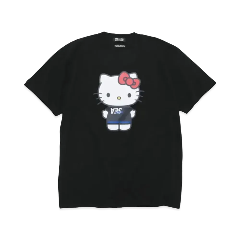 GOD SELECTION XXX x WIND AND SEA x Hello Kitty T-Shirt GX-A23-KTWSST-01 "Black"