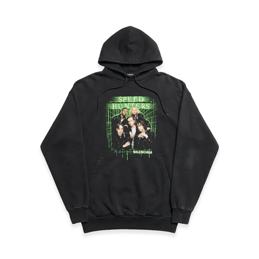 Balenciaga × SPEEDHUNTERS Pullover Hoodie "Black"