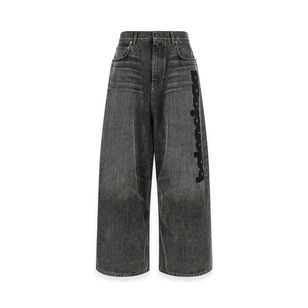 BALENCIAGA Women's 'Low Crotch Baggy' Jeans "Gray"