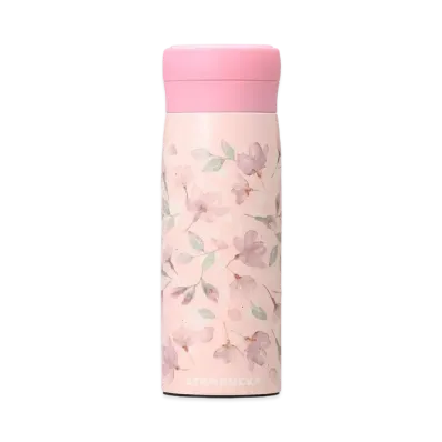 STARBUCKS SAKURA 2024 Stainless Steel Bottle Natural 325ml "Pink"