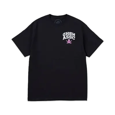 NEIGHBORHOOD NH x ASSC . Tee SS-2 "Black/Pink"