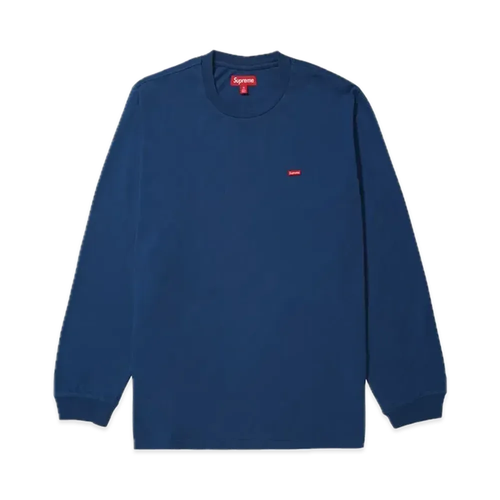 Supreme Small Box L/S Tee "Navy" (25SS)