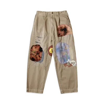 KAPITAL Katsuragi High Waist Neem Pants "Beige"