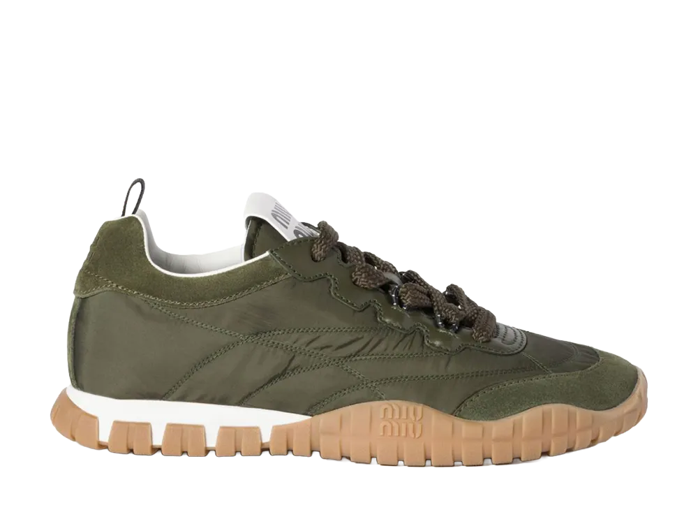 MIU MIU Women's Tyre Sneakers "Loden Green"
