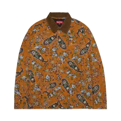 Supreme Quilted Paisley Jacket "Yellow"