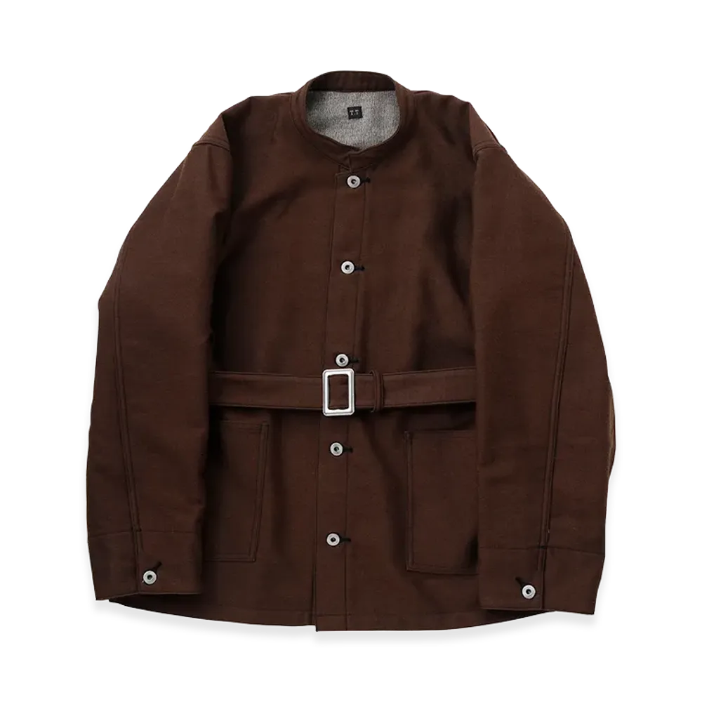 T.T Taiga Takahashi LOT.307 Stand Collar Jacket "Brown"