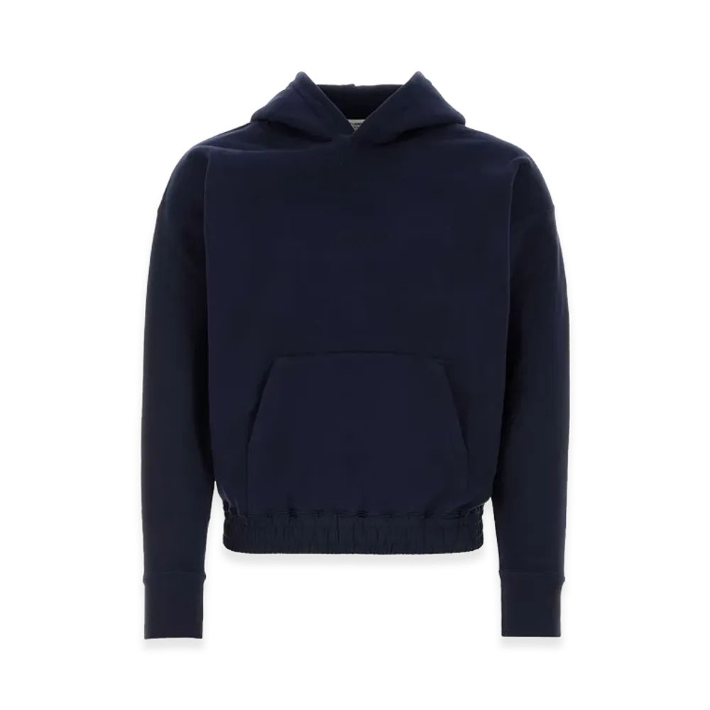 Saint Laurent Dark Blue Cotton Sweatshirt "Blue"
