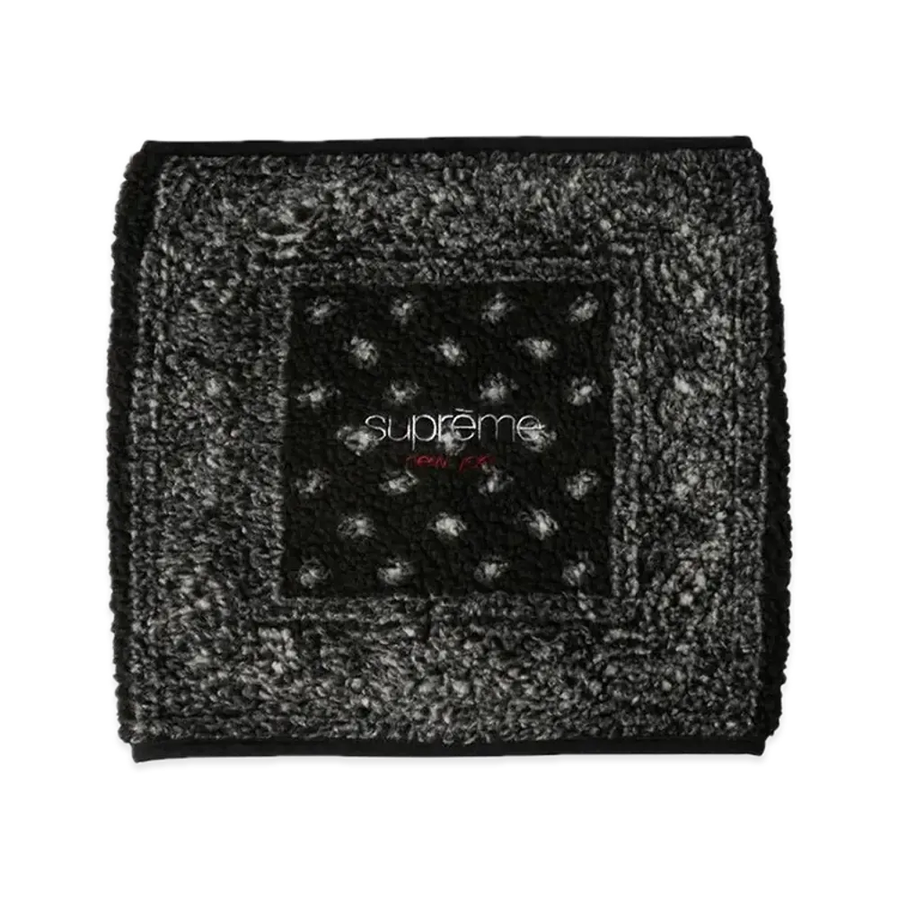 Supreme Bandana Fleece Neck Gaiter "Black"