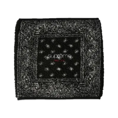 Supreme Bandana Fleece Neck Gaiter "Black"