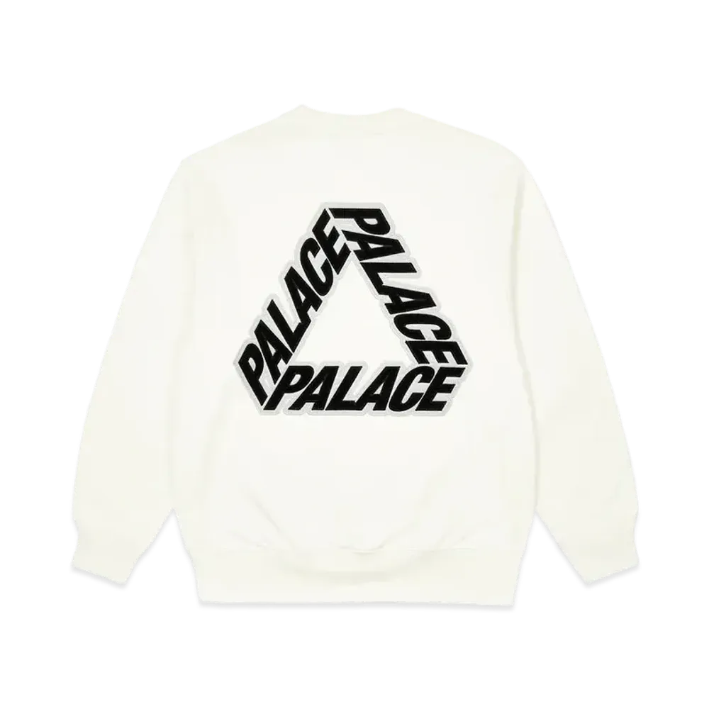 PALACE P-3 Applique Crew "White"