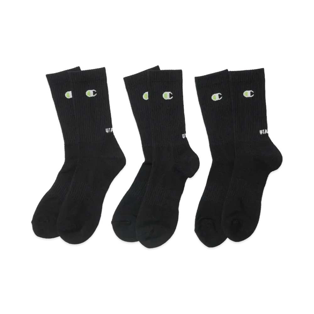 WTAPS x Champion Academy Sox 3 Pack 