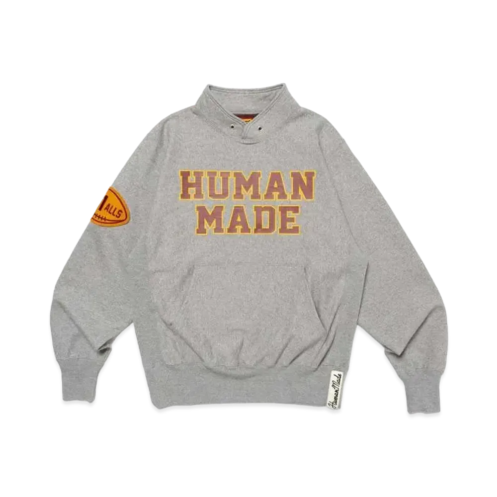 HUMAN MADE Stand Collar Sweatshirt "Gray"