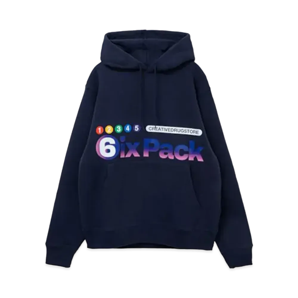 creative drug store 6ix Pack Hoodie "Navy"