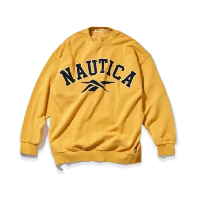 Reebok x NAUTICA Arc Logo Pigment Heavyweight Crewneck Sweat "Yellow"