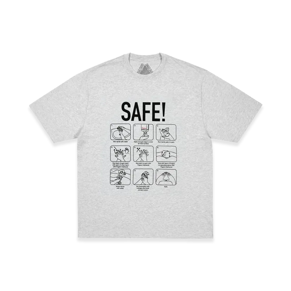 PALACE Safe T-Shirt "Grey Marl"