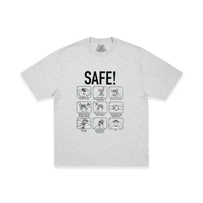 PALACE Safe T-Shirt "Grey Marl"