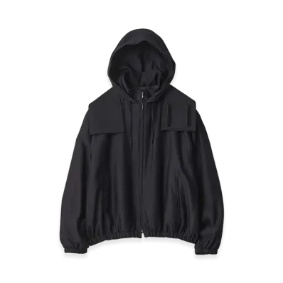 ssstein W/R/SI Double Weave Hooded Jacket "Dark Navy"