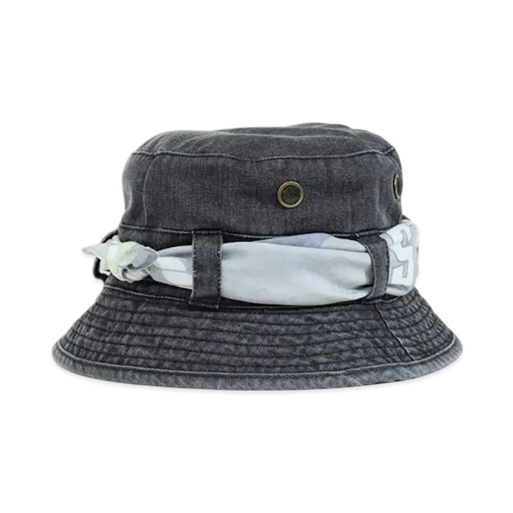 STABRIDGE Bandana Jungle Hat "Washed Black"
