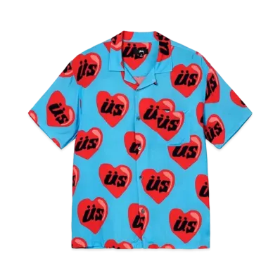 Stussy CPFM HEART SHIRT "Blue"