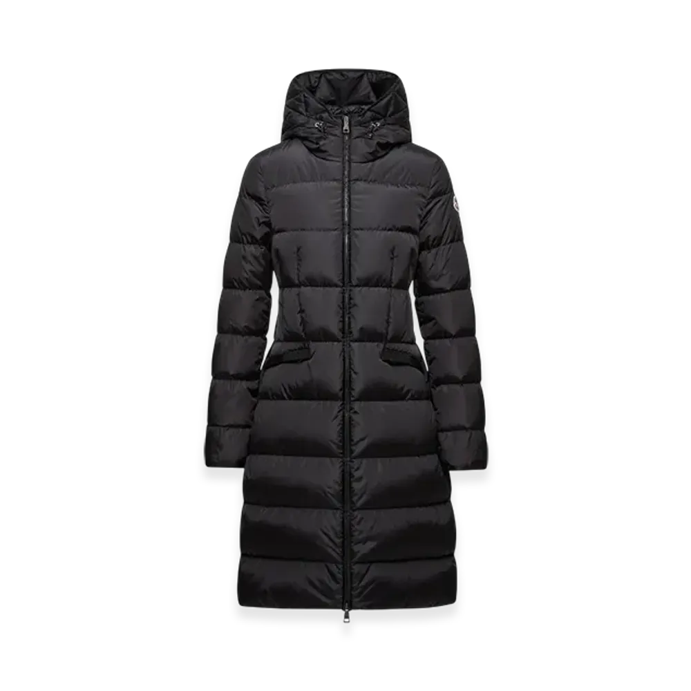 MONCLER Avocette Hooded Long Down Jacket "Black"