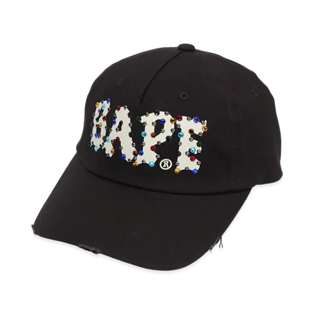 A BATHING APE Panel Cap "Black"
