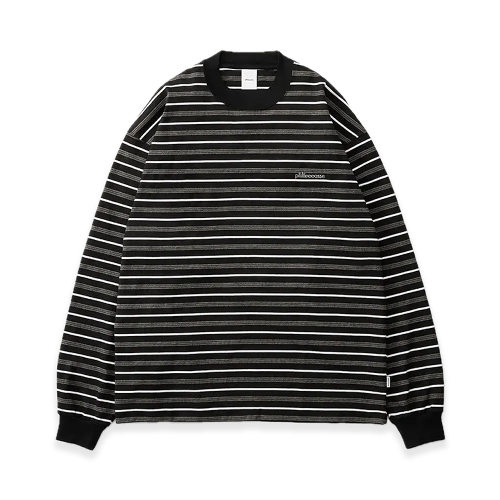 plllllleeeasse Multi Stripe Long Sleeve Tee 