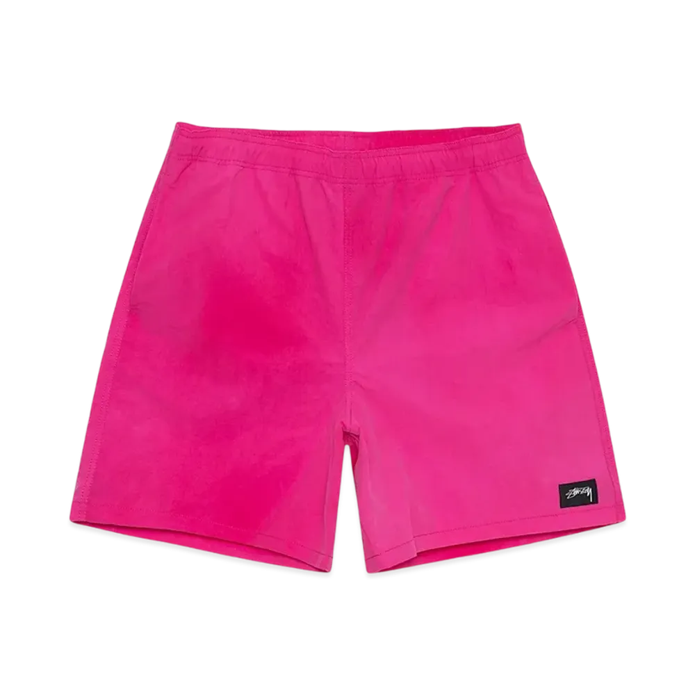 Stussy Wave Dye Nylon Shorts "Fuchsia"