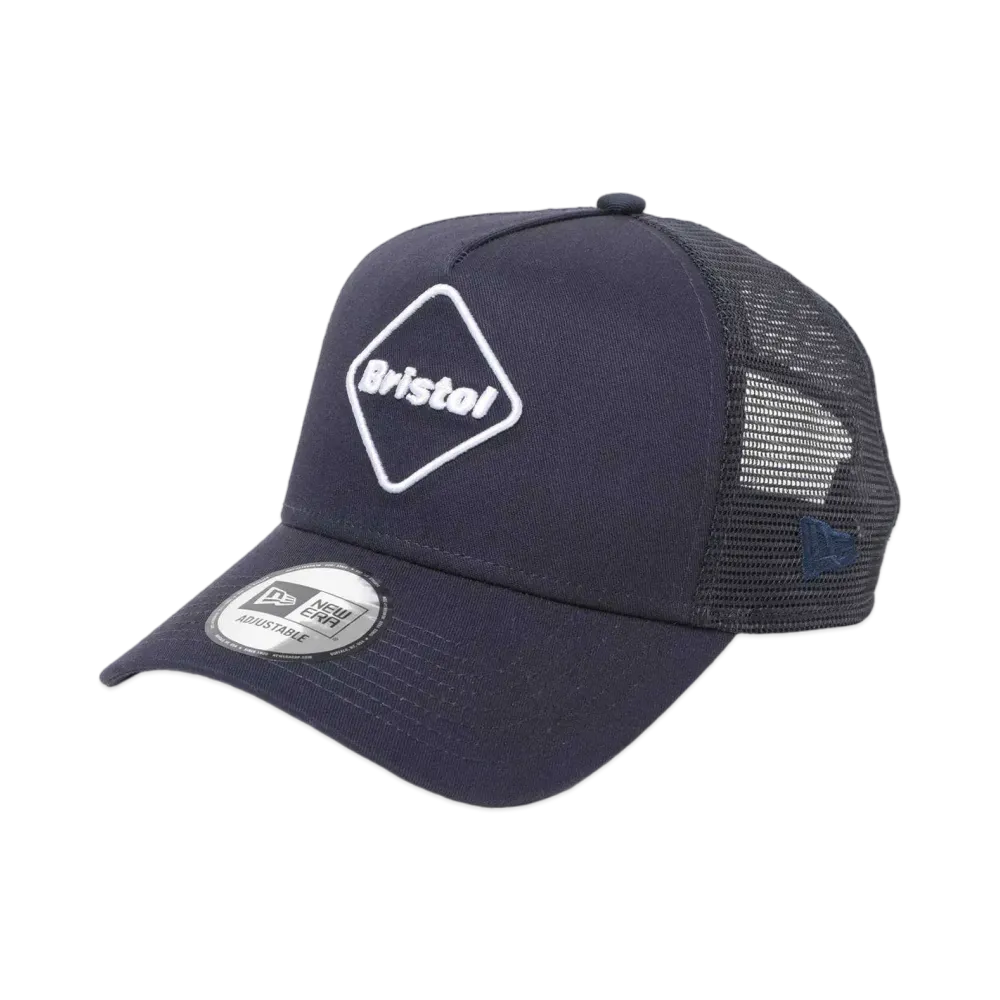 F.C.Real Bristol x New Era 9Forty A-frame Mesh Cap "Navy"