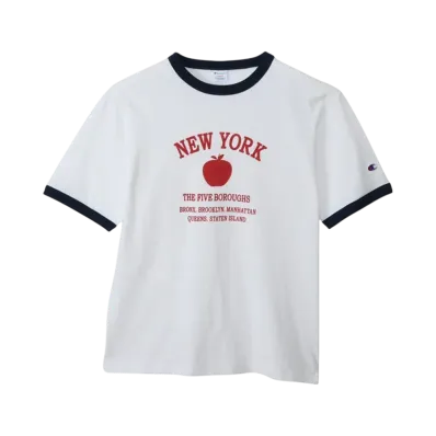 Champion Short Sleeve Ringer T-Shirt 25SS "White"